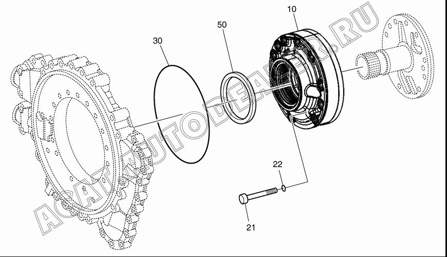 PUMP;GEAR K9004015 для Doosan DL250