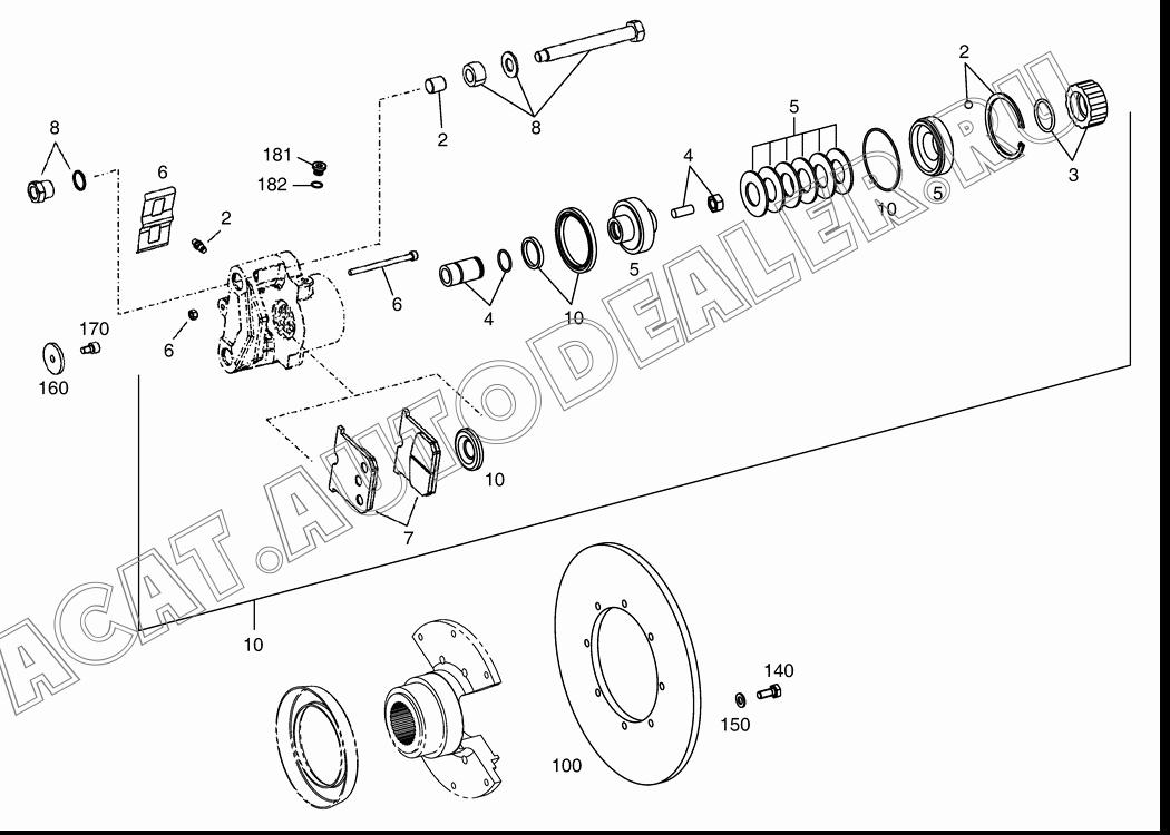 SEAL KIT 401107-00465 для Doosan DL250