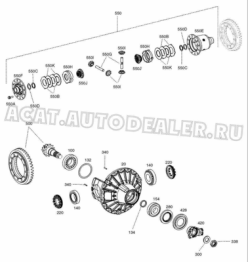 BEARING;ROLLER K9000628 для Doosan DL250