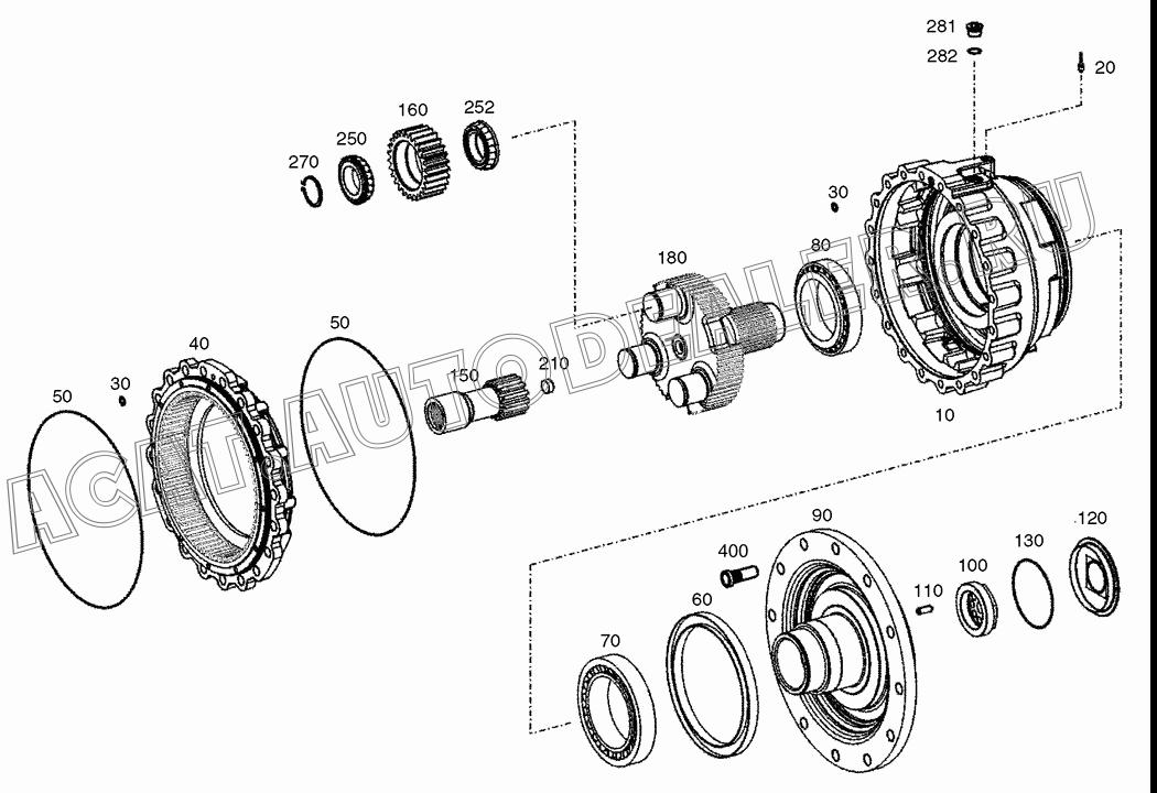 HOUSING;BRAKE K9002961 для Doosan DL250