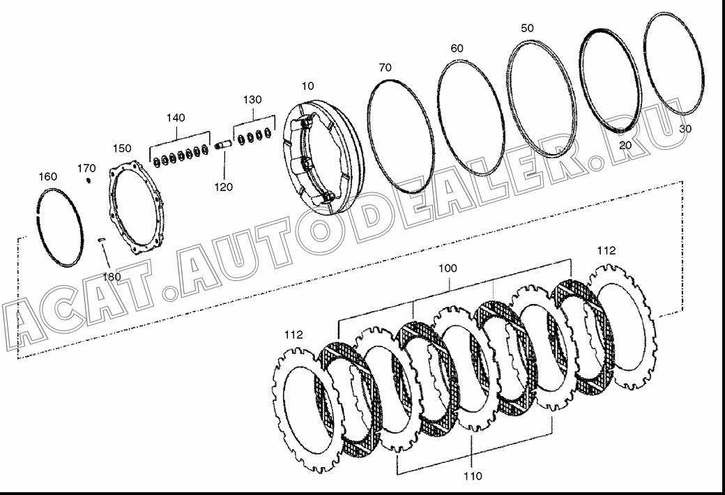 PISTON K9000716 для Doosan DL250