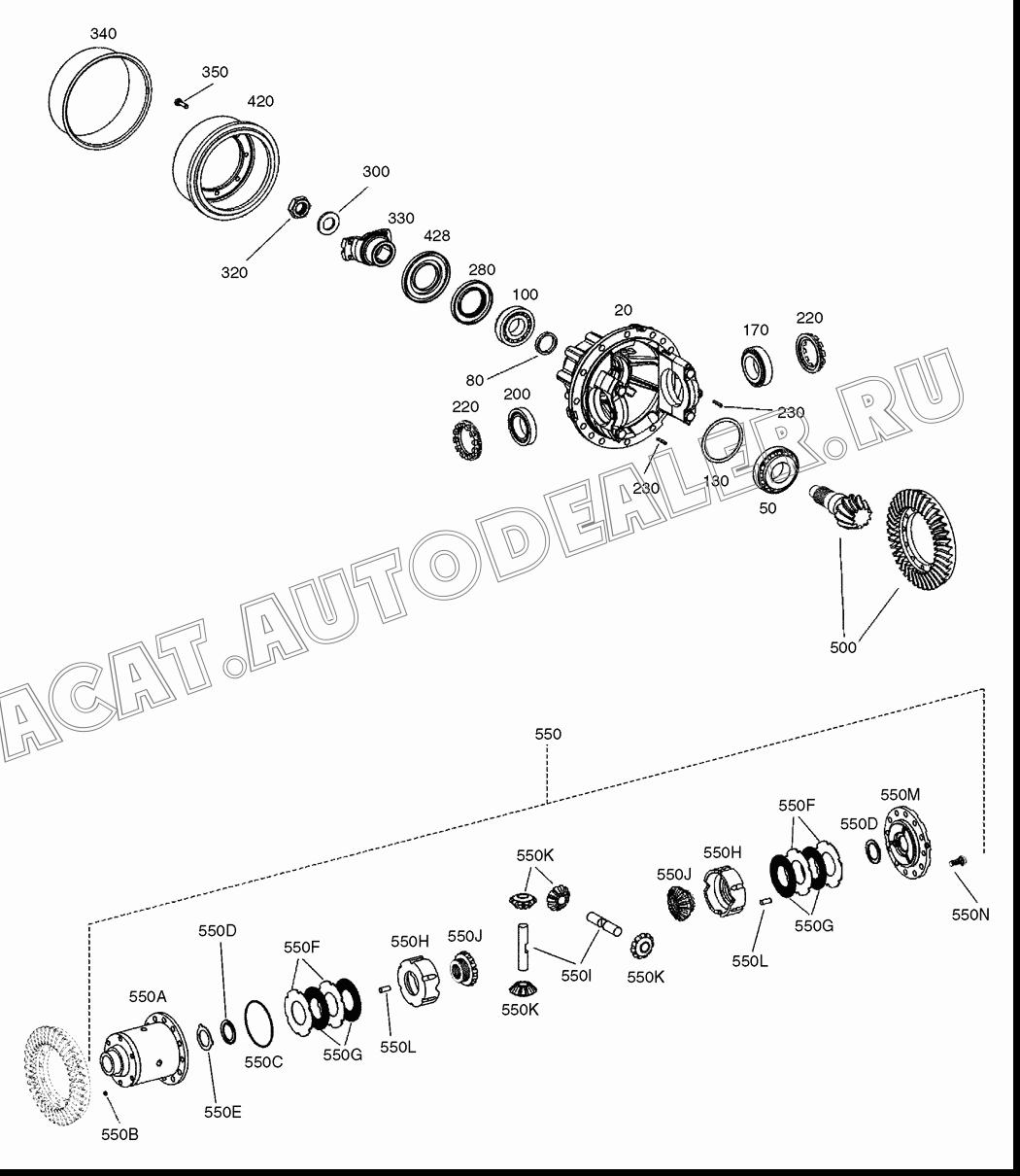 HOUSING;DIFFERENTIAL K9000718 для Doosan DL250