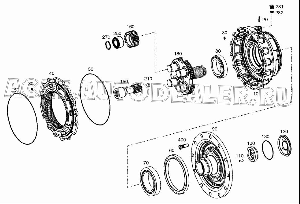 HOUSING;BRAKE K9002963 для Doosan DL250