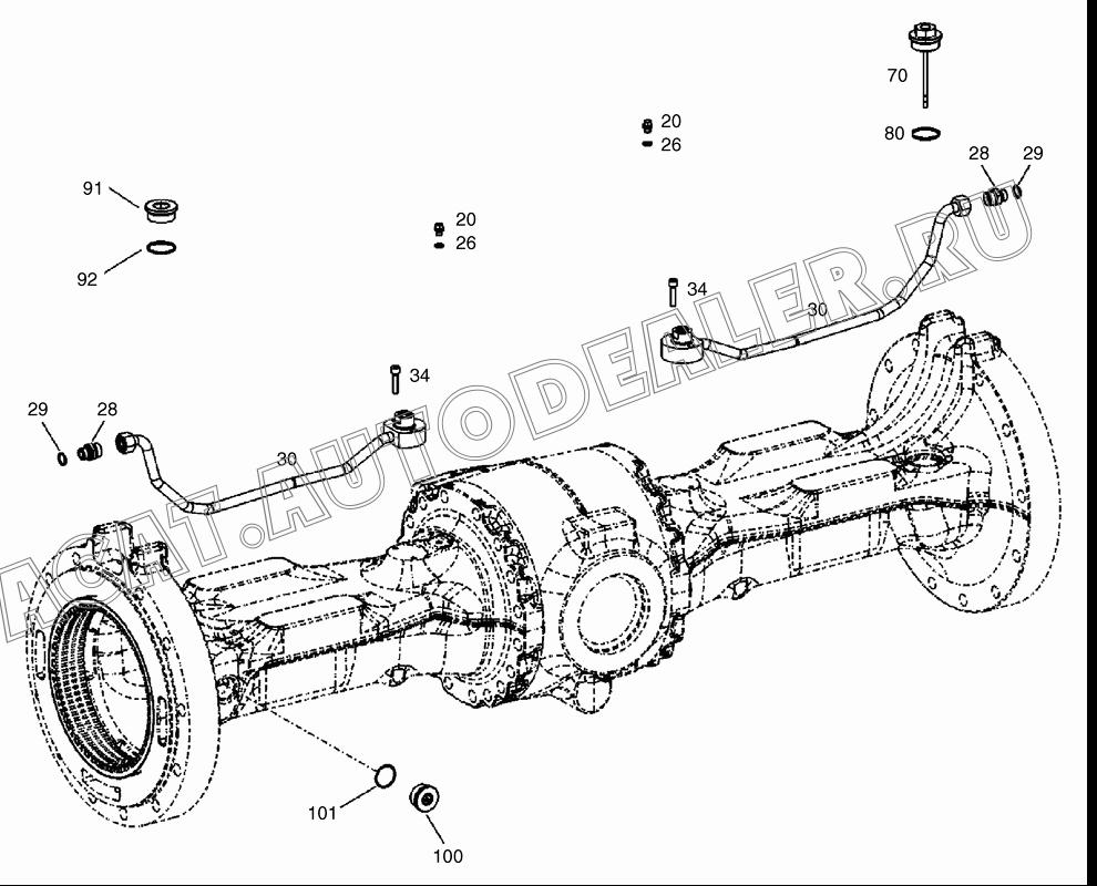 RING;SEALING K9000333 для Doosan DL250