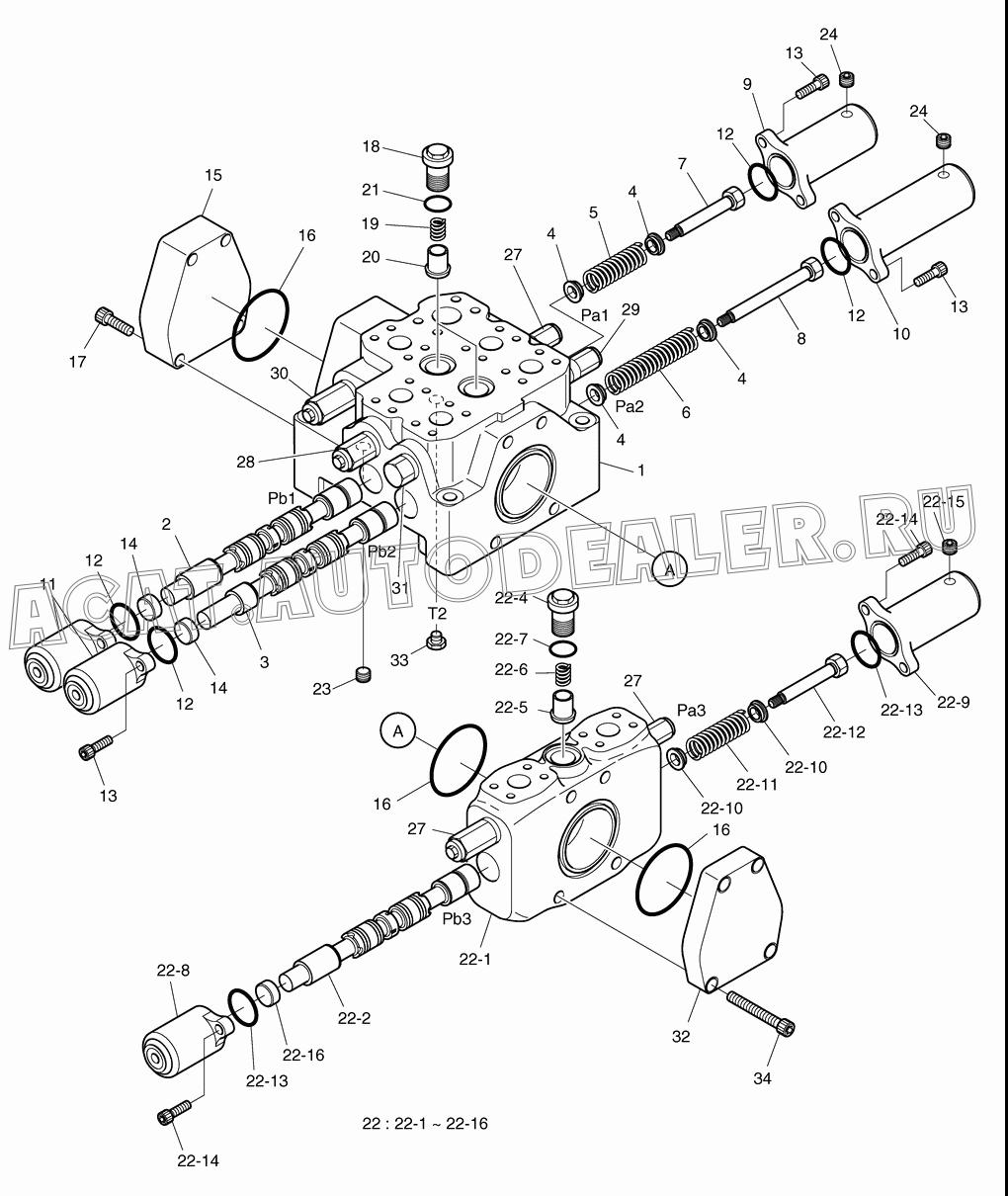 HOUSING K9001088 для Doosan DL250