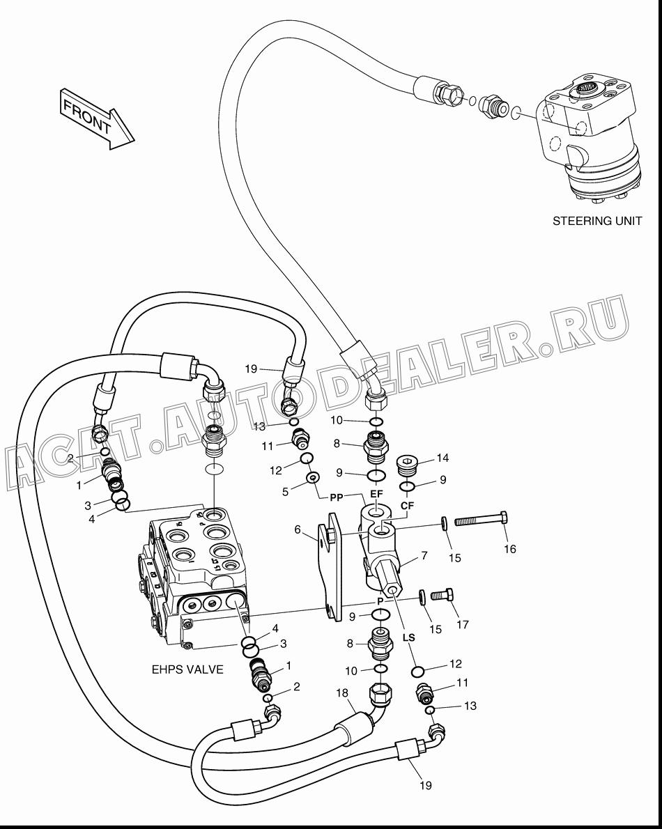 ADAPTER K1029592 для Doosan DL250