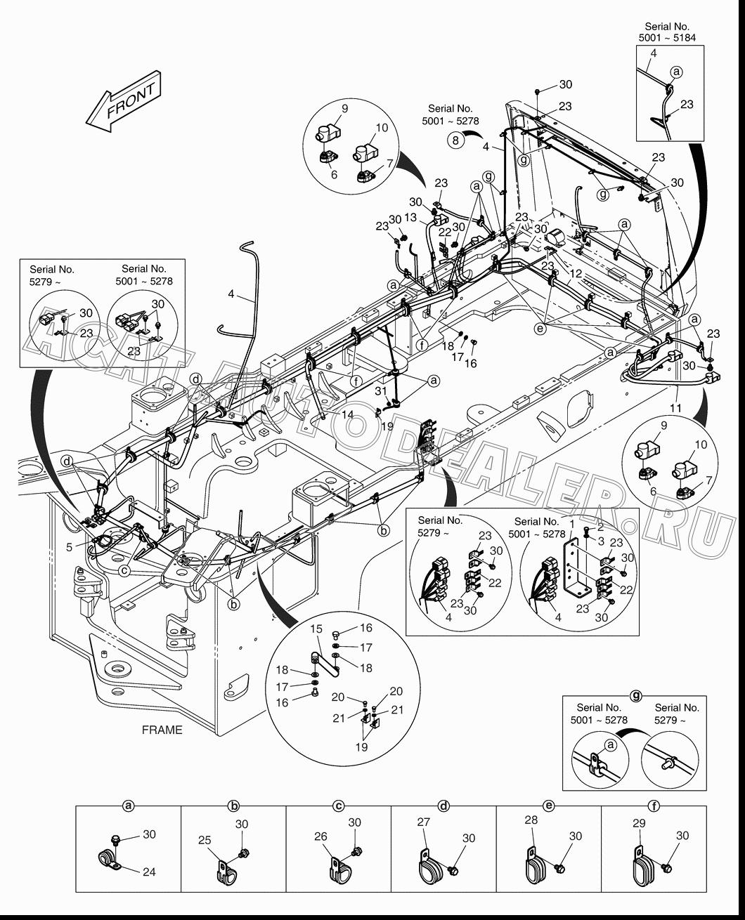 BRACKET;CONNECTOR K1027464 для Doosan DL250