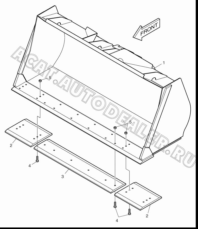 EDGE;CUTTING 4713-1227A для Doosan DL250