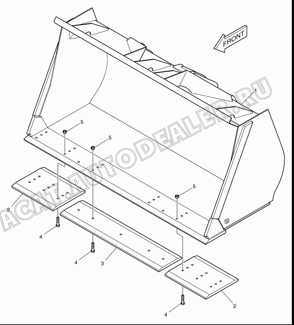 EDGE;CUTTING K1030270 для Doosan DL250