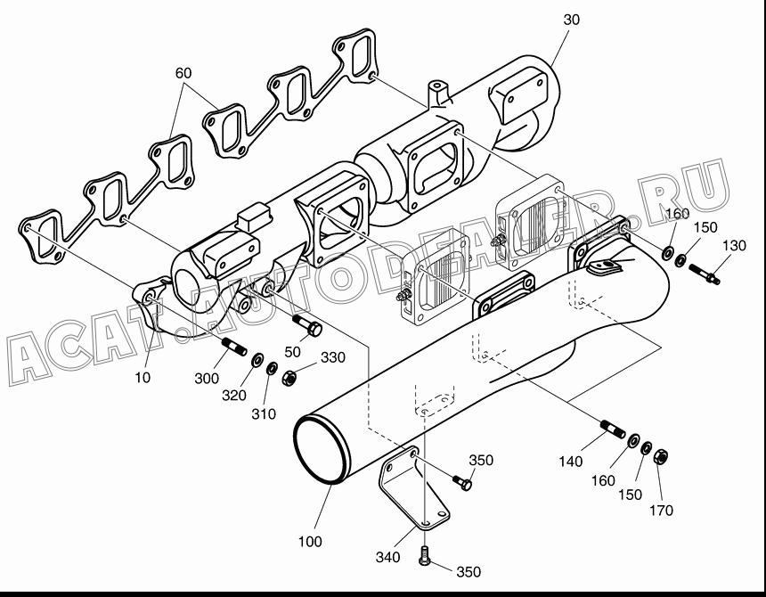 MANIFOLD;INTAKE 65.08201-0067 для Doosan DL300