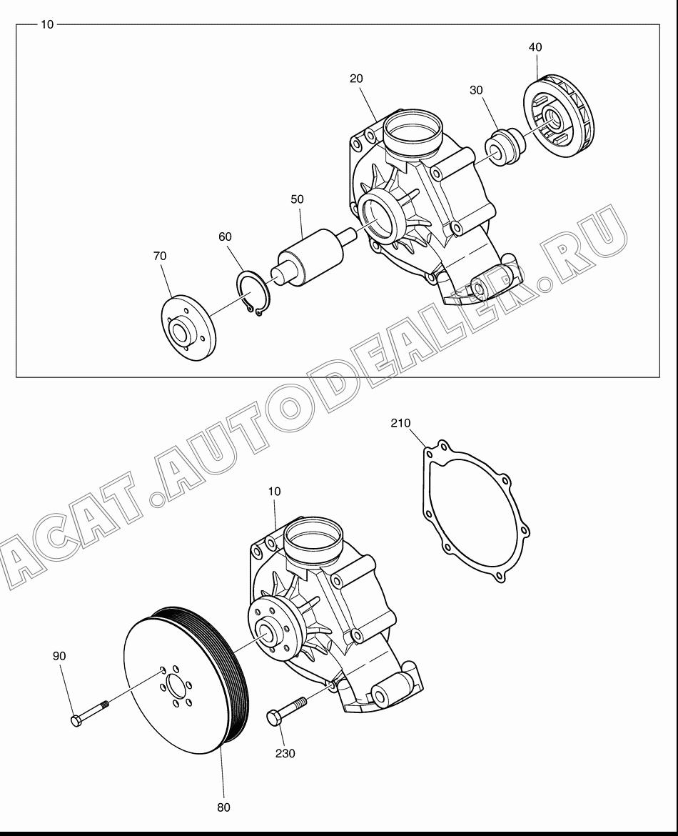 PULLEY;FAN(TIER-III) 65.06606-0070A для Doosan DL300