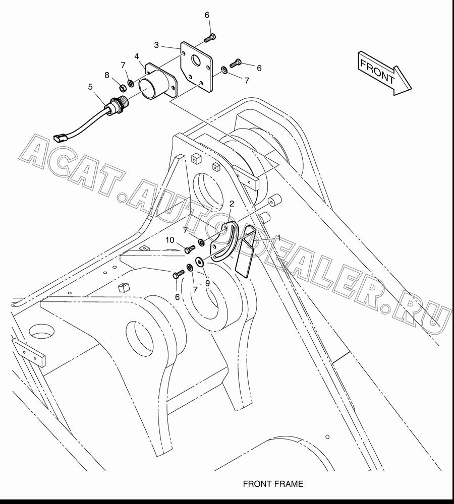 PLATE 191-01489 для Doosan DL300