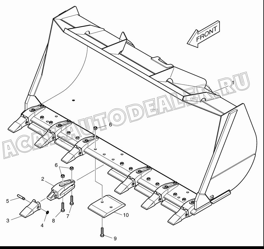 EDGE;CUTTING K1003502 для Doosan DL300