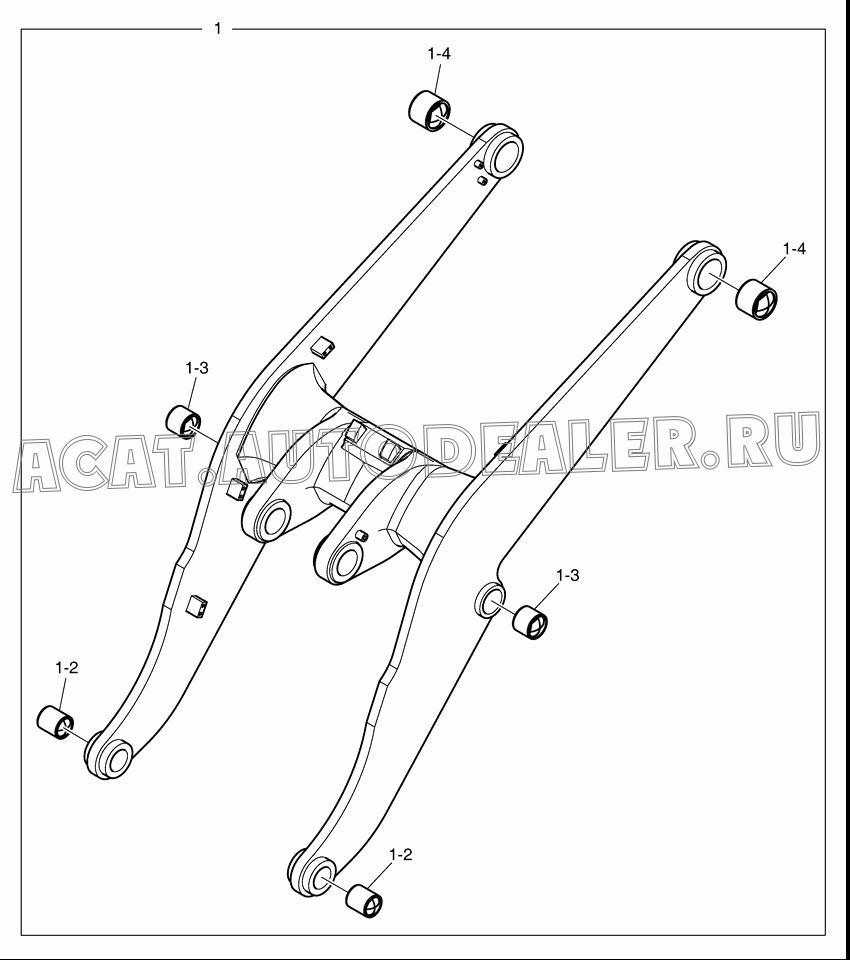 ARM ASS`Y,LIFT 230203-00026 для Doosan DL300