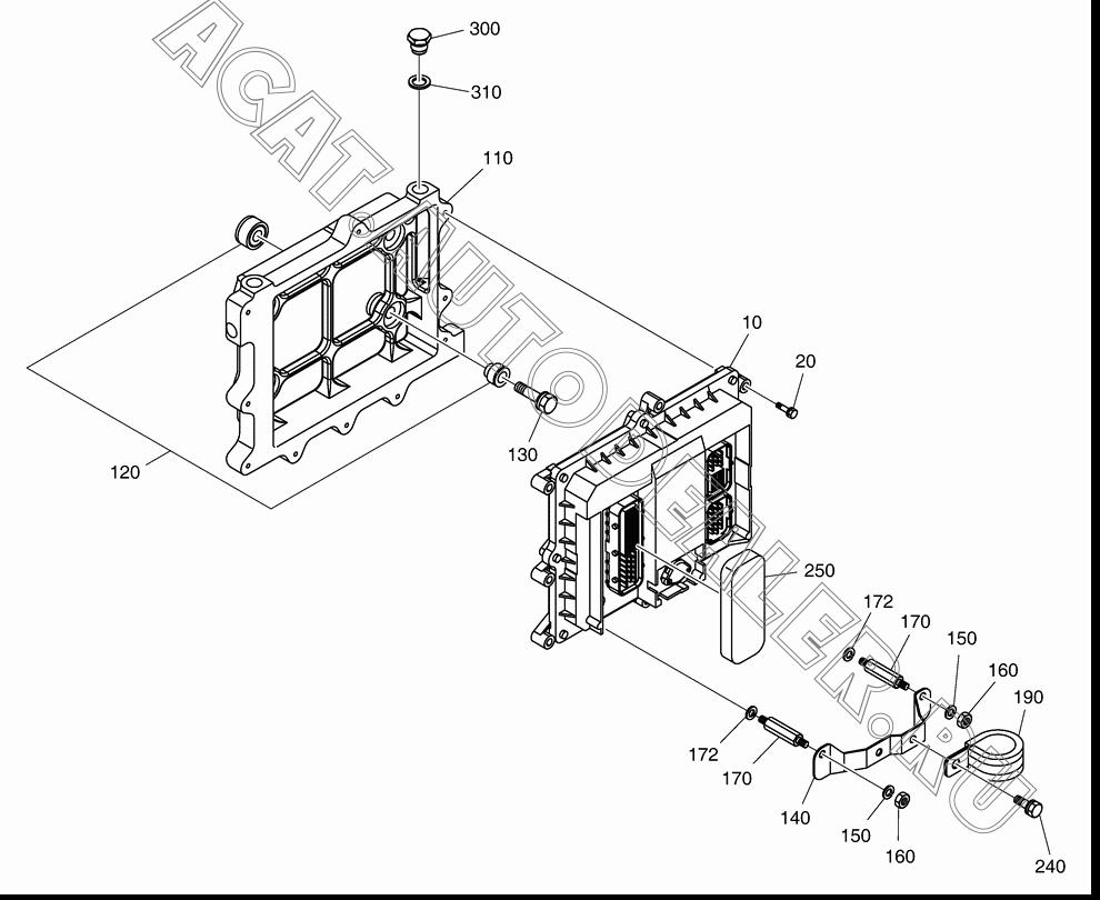 E.C.U 65.99497-8737 для Doosan DL350