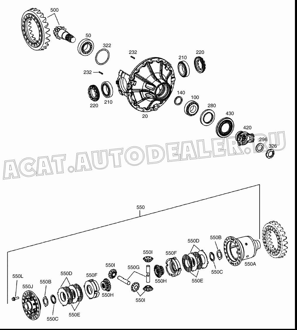 BEARING,TAPER ROLLER 140107-00006 для Doosan DL350