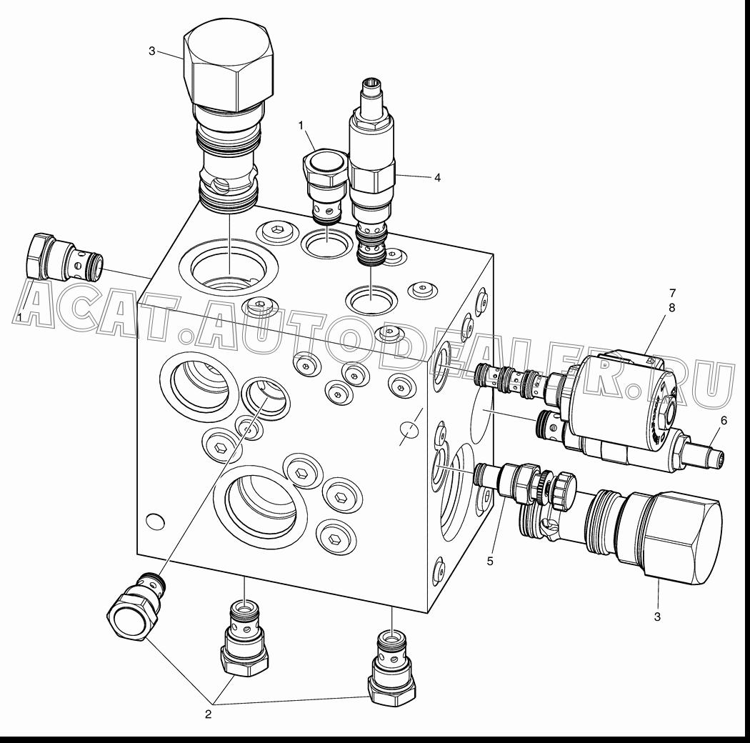 VALVE;CHECK K9006940 для Doosan DL350