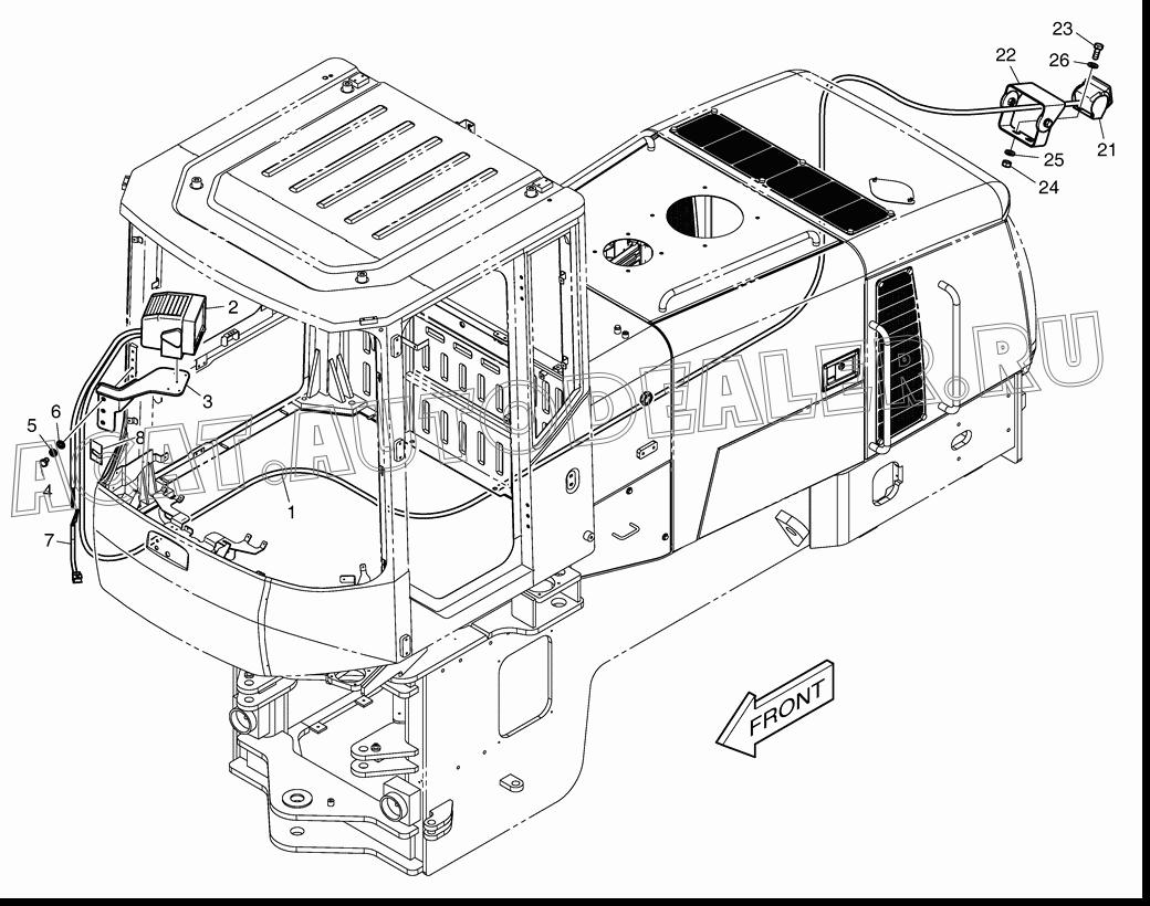 CCTV В сборе K1048768 для Doosan DL350