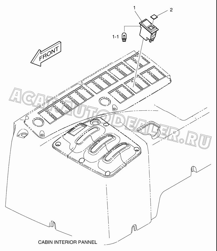 OPTION;SEAT HEATER K1042013 для Doosan DL350