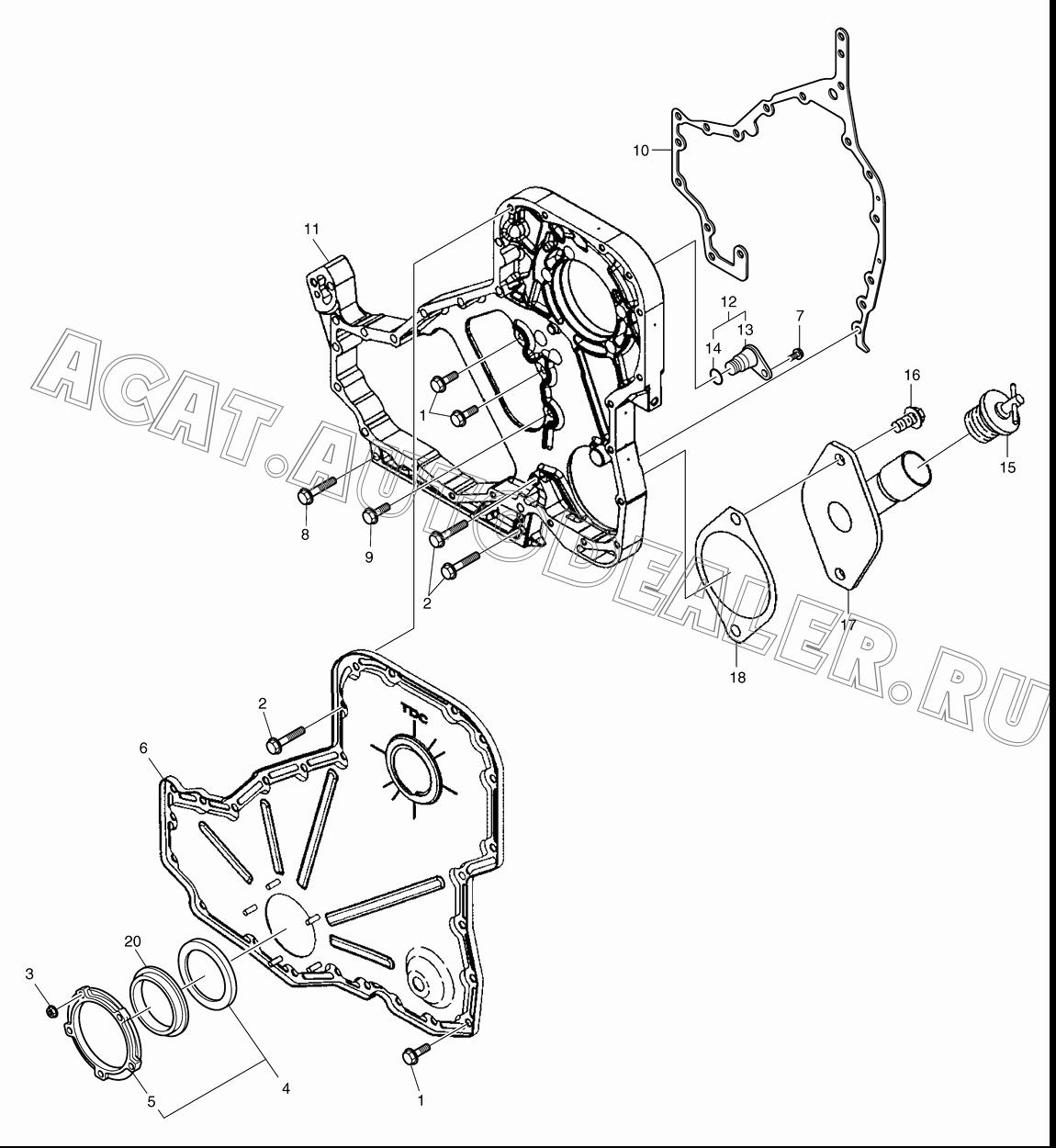 OIL SEAL ASS'Y K9003970 для Doosan DL400