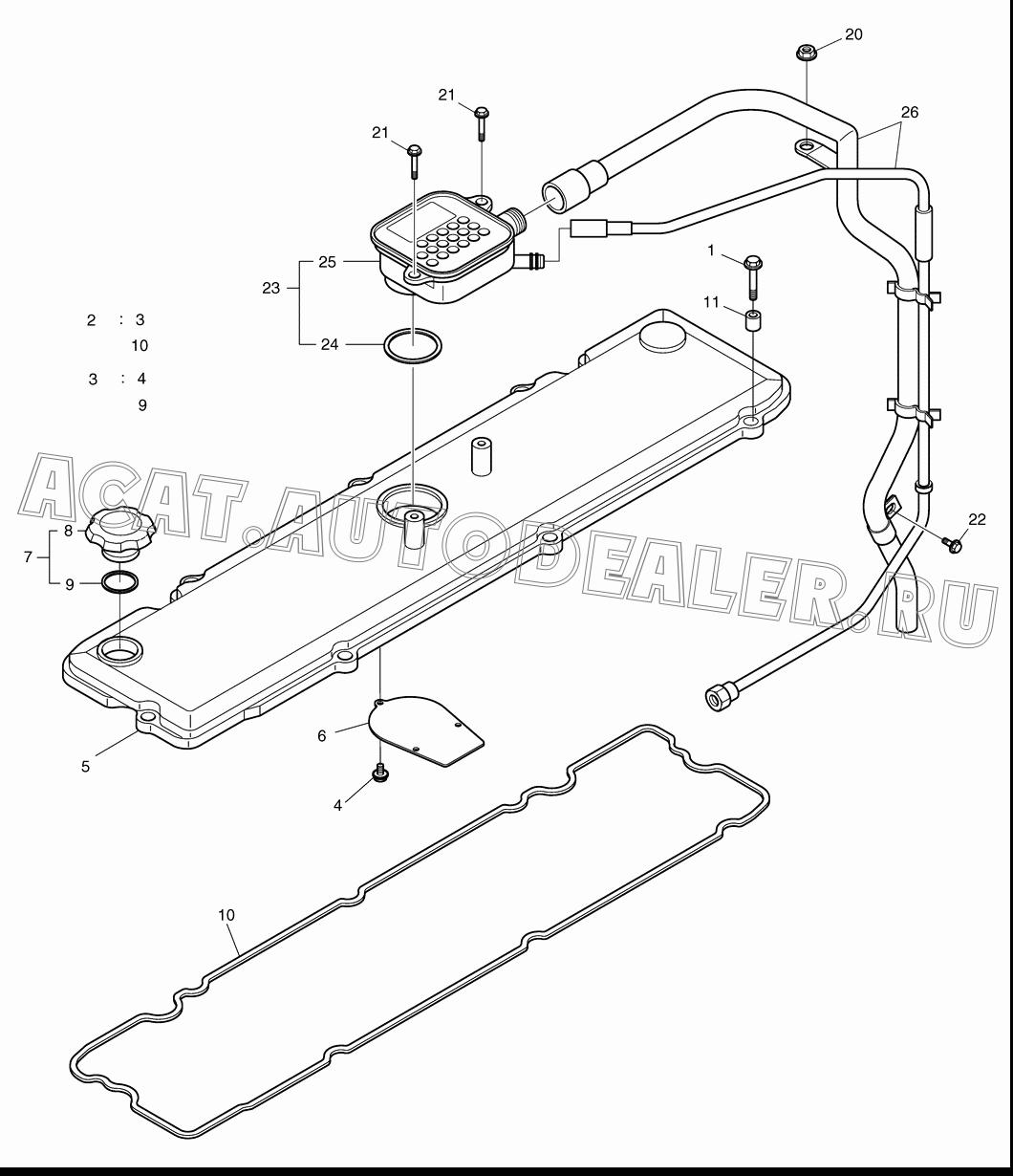 VALVE;COVER SUB ASS'Y K9002573 для Doosan DL400