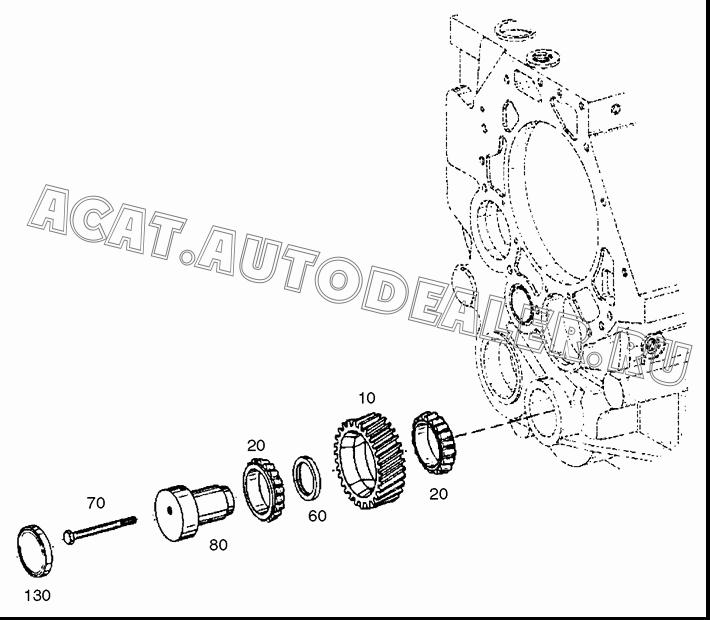 GEAR K9000159 для Doosan DL400