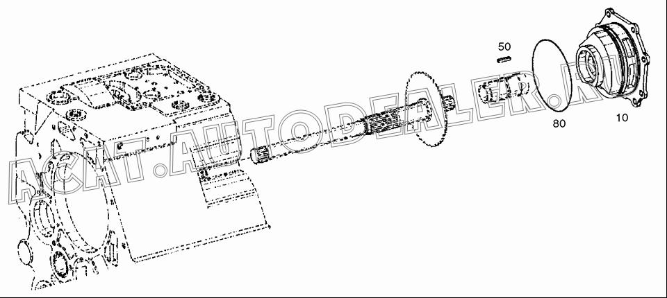 PUMP;GEAR K9000455 для Doosan DL400