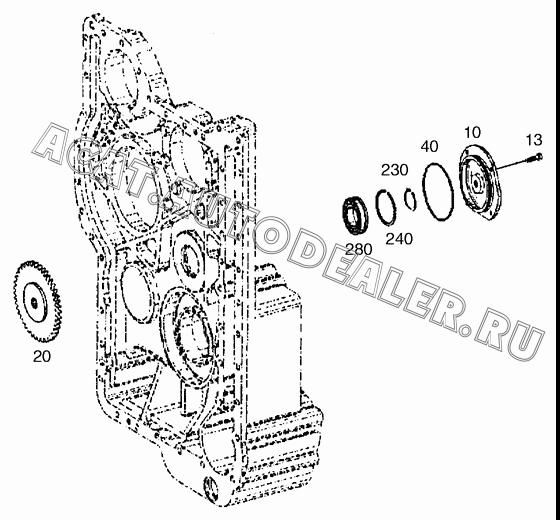 COVER 2.430-00428 для Doosan DL400