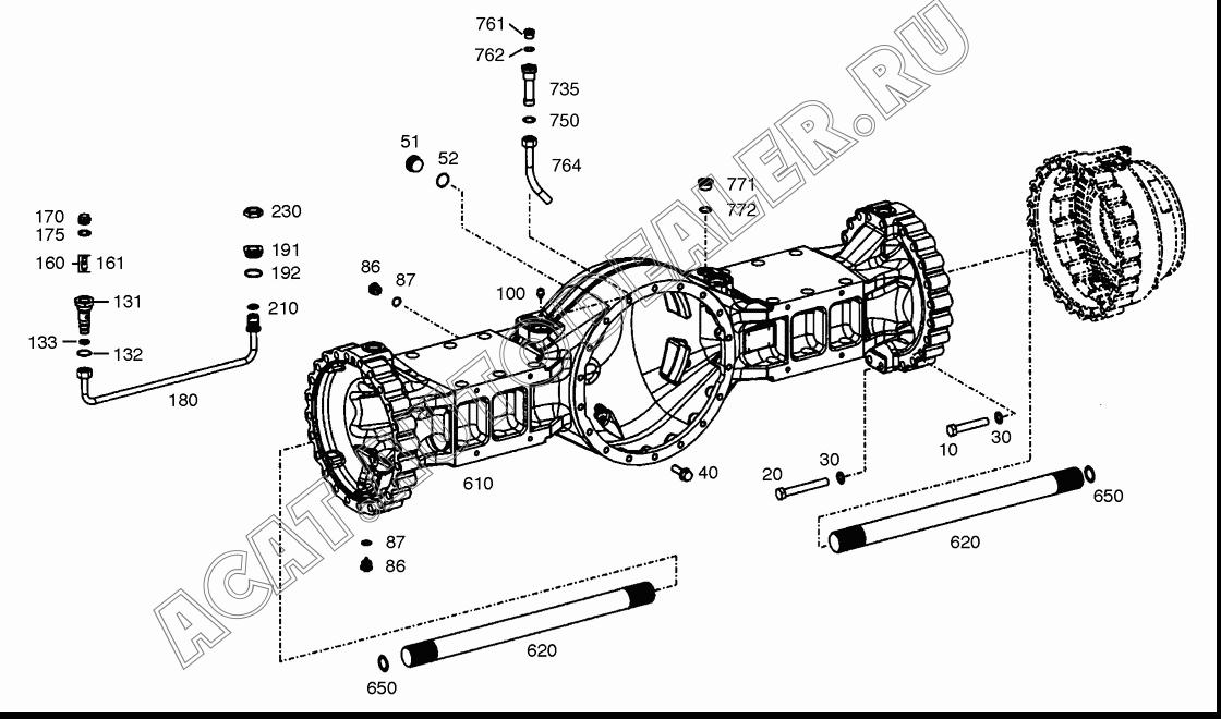 TUBE;BRAKE K9000280 для Doosan DL400