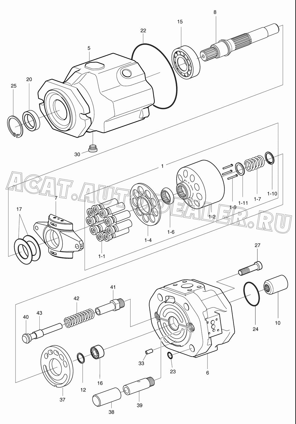 BUCH;SPHERICAL K9002182 для Doosan DL400