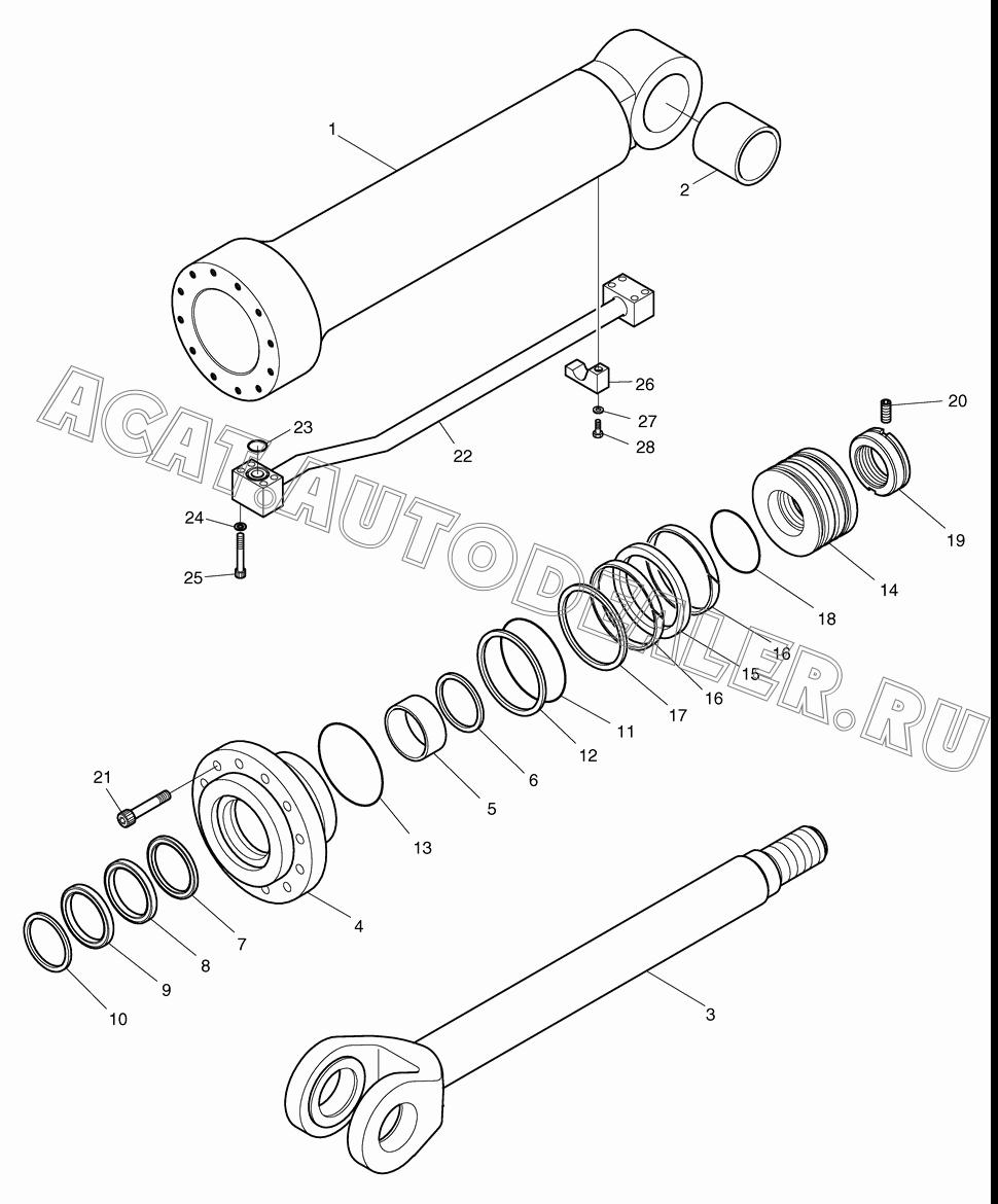 TUBE ASS'Y K9002170 для Doosan DL400