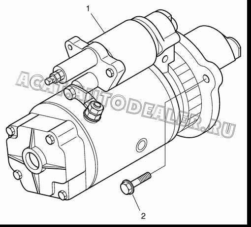 STARTER K9002524 для Doosan DL400