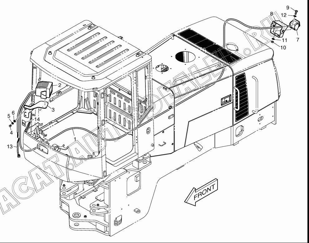 CCTV ASS'Y K1006279A для Doosan DL400