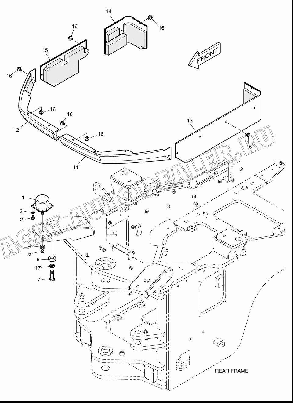 COVER K1050723 для Doosan DL400