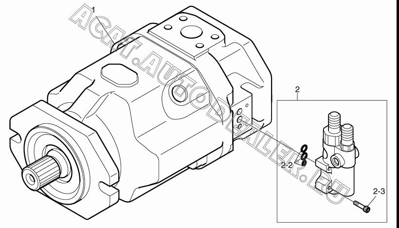 PUMP K9002176 для Doosan DL400