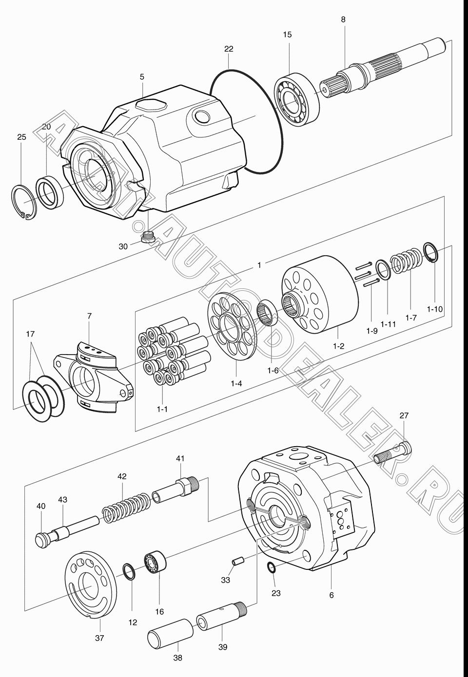 SHAFT;DRIVE K9002198 для Doosan DL400