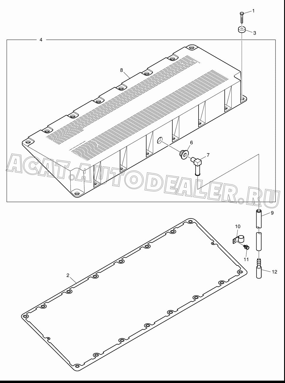 GASKET;ROCKER LEVER COVER K9003303 для Doosan DL420