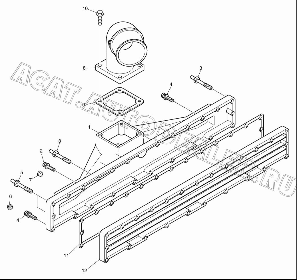 MANIFOLD;AIR INTAKE K9007310 для Doosan DL420