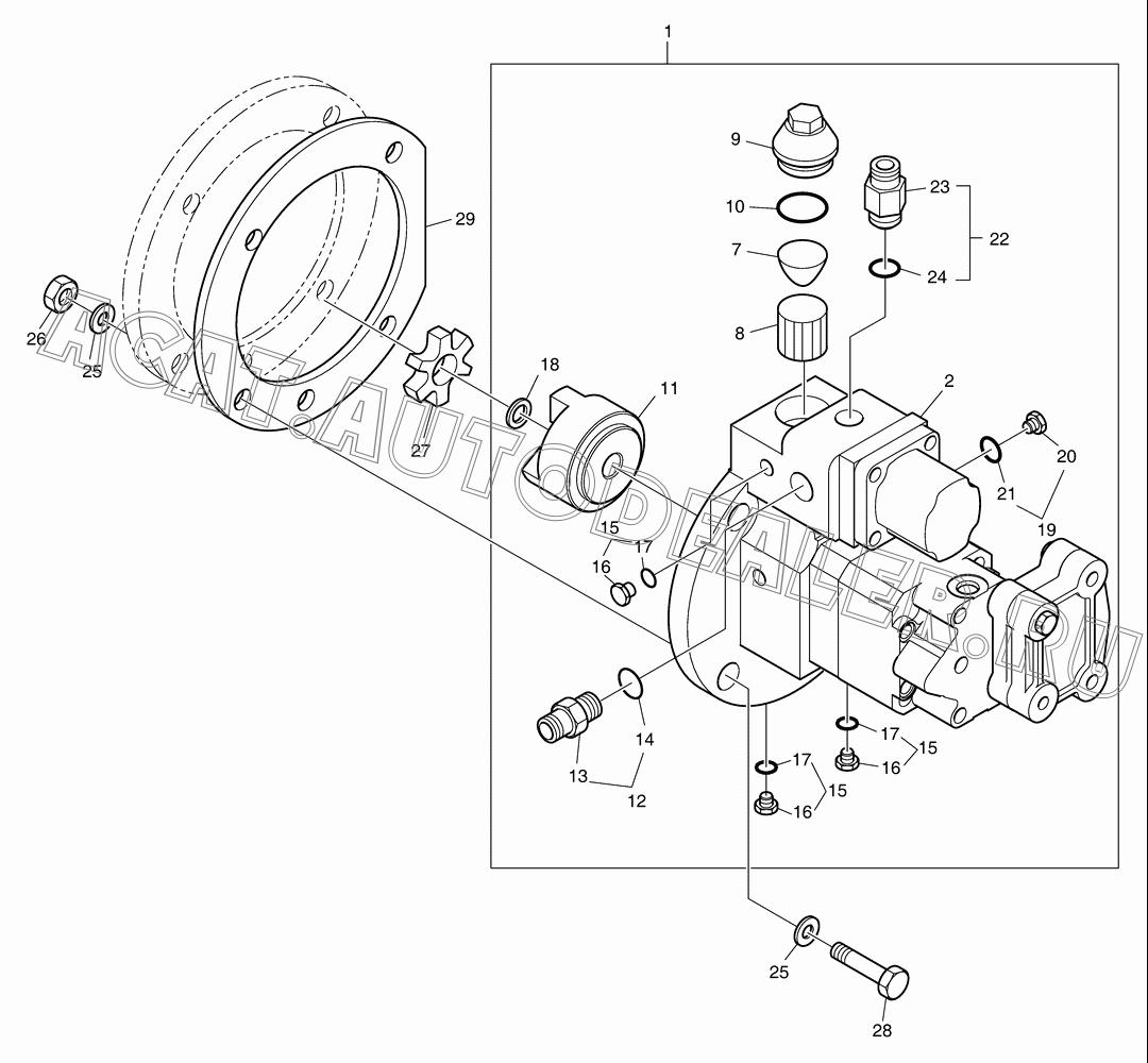 FUEL PUMP ASS'Y K9006871 для Doosan DL420