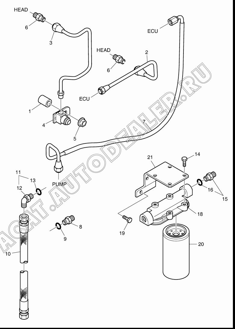 SPACER;MOUNTING K9002970 для Doosan DL420