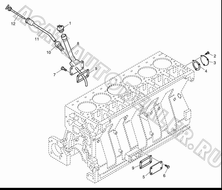 CAP;FILLER K9002976 для Doosan DL420