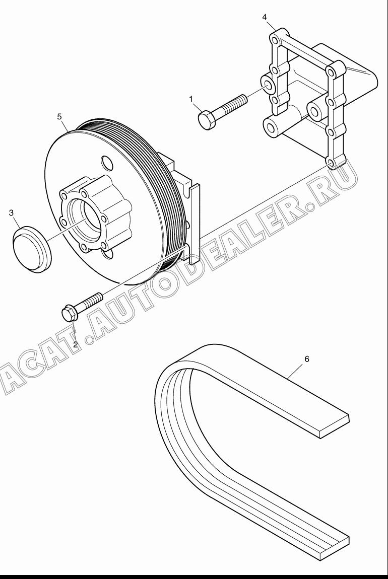 ADAPTER;PILOT K9003390 для Doosan DL420