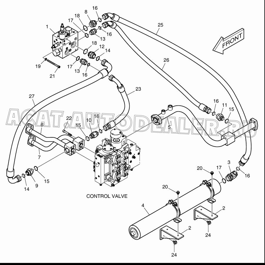 PIPING;LIS 420212-00250 для Doosan DL420