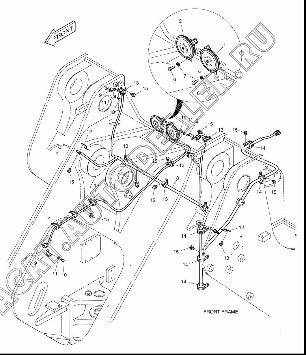 ELECTRIC В сборе;CHASSIS 300619-00594 для Doosan DL420