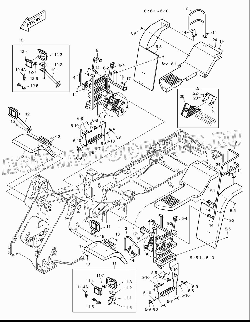 LADDER K1054407 для Doosan DL420