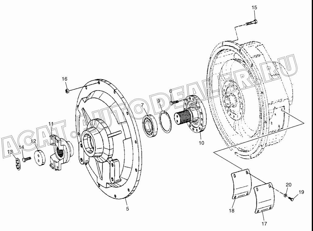 COVER 2.430-00406 для Doosan DL450