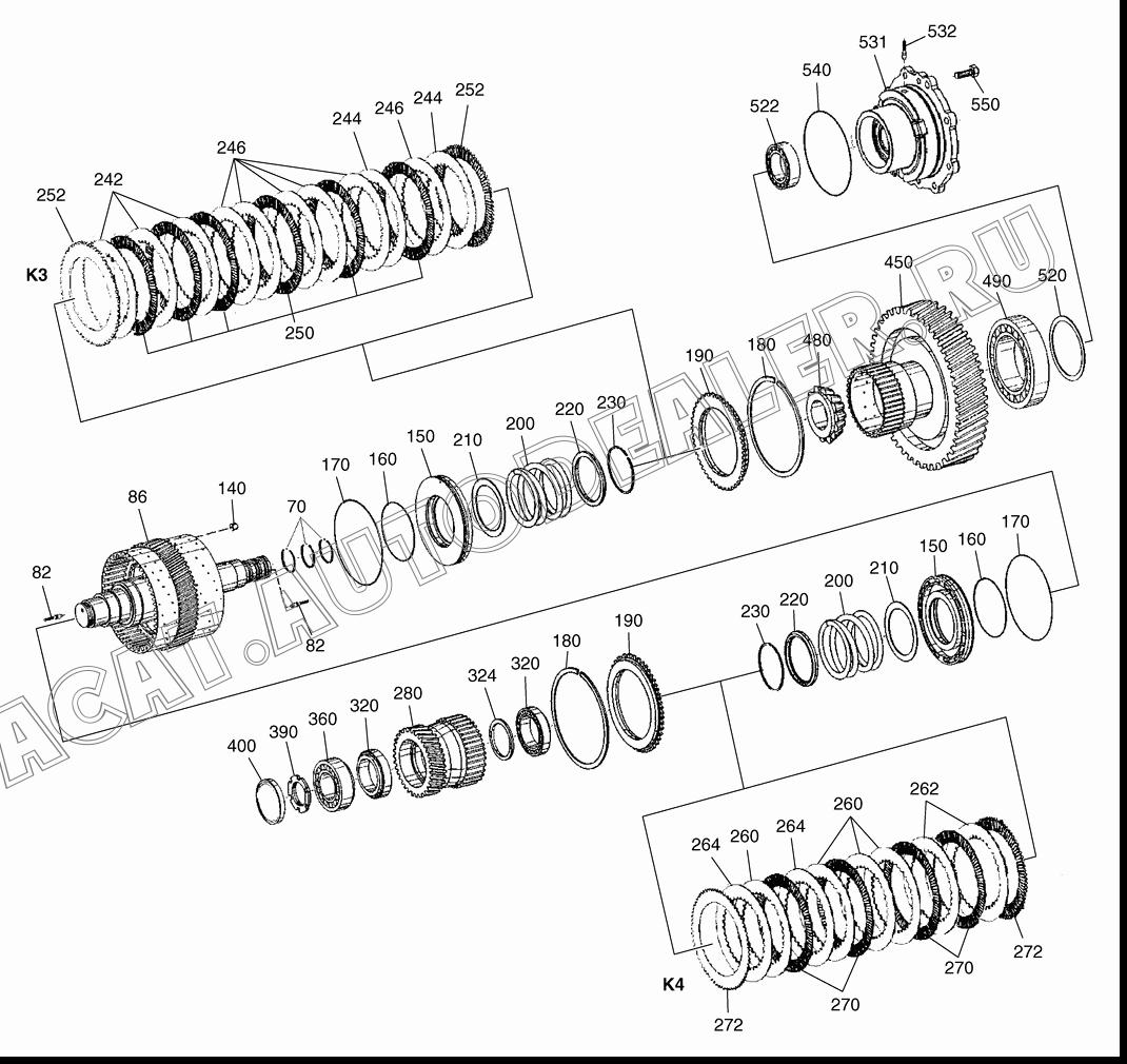 GEAR;HELICAL K9003477 для Doosan DL450