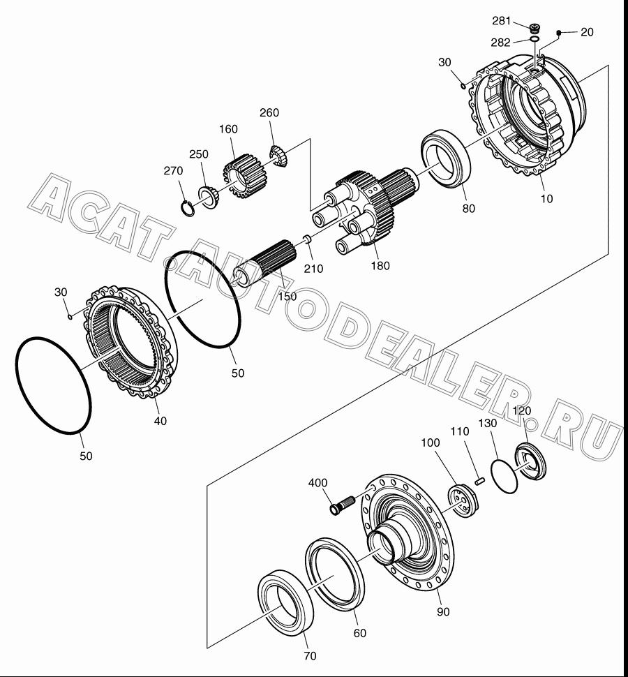 RING;RETAINING K9007275 для Doosan DL450