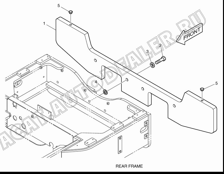 COUNTER WEIGHT;264Kg K1026684A для Doosan DL450