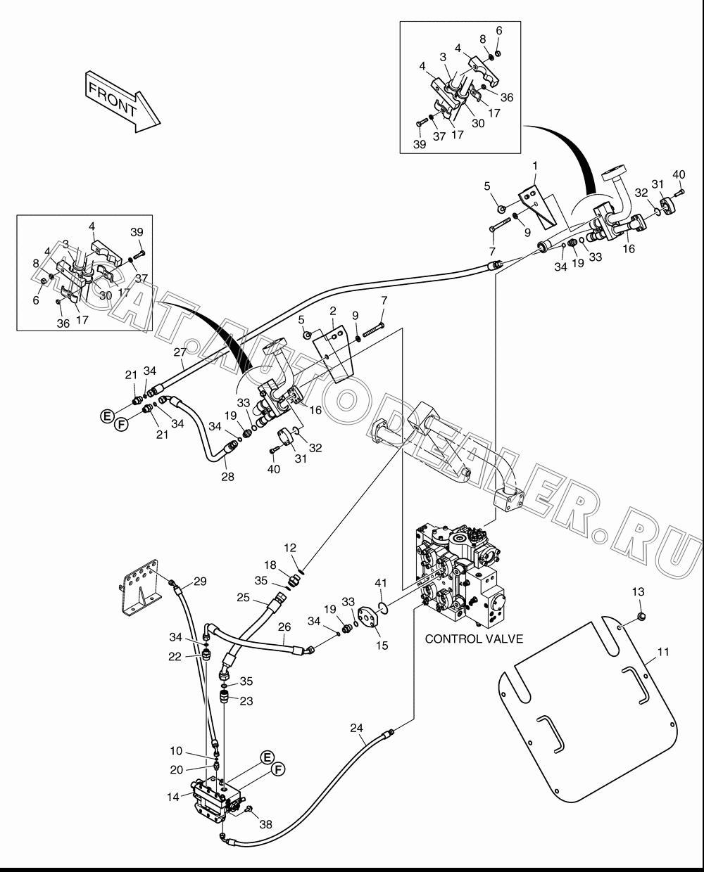 BRACKET K1010104 для Doosan DL450